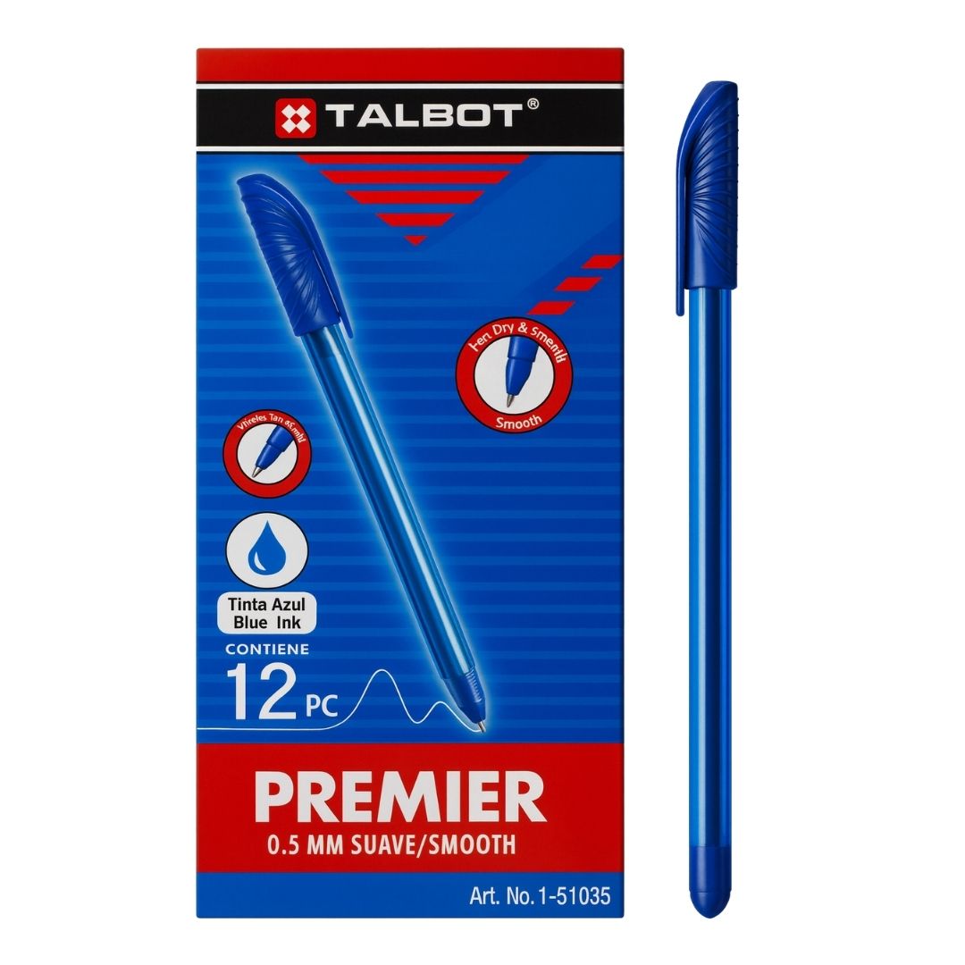 BOLIGRAFO GEL AZUL PREMIER TALBOT