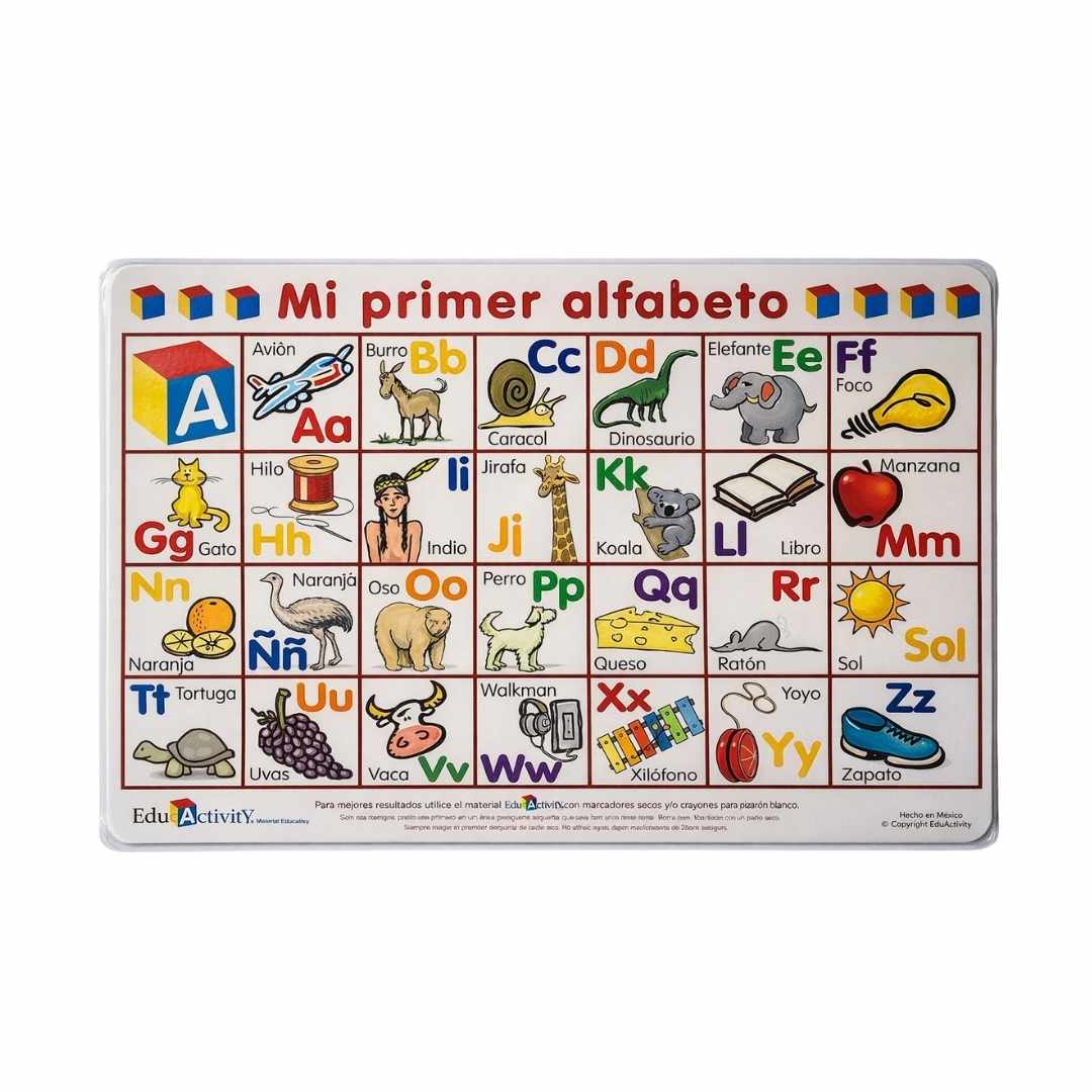 LAMINA MI PRIMER ALFABETO PROARTE