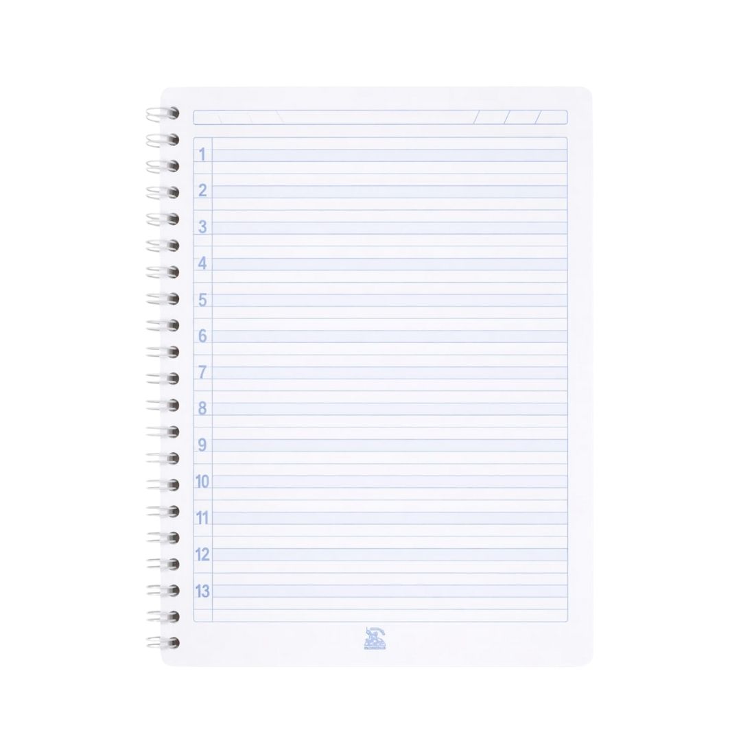 CUADERNO ESPIRAL DOBLE LINEA