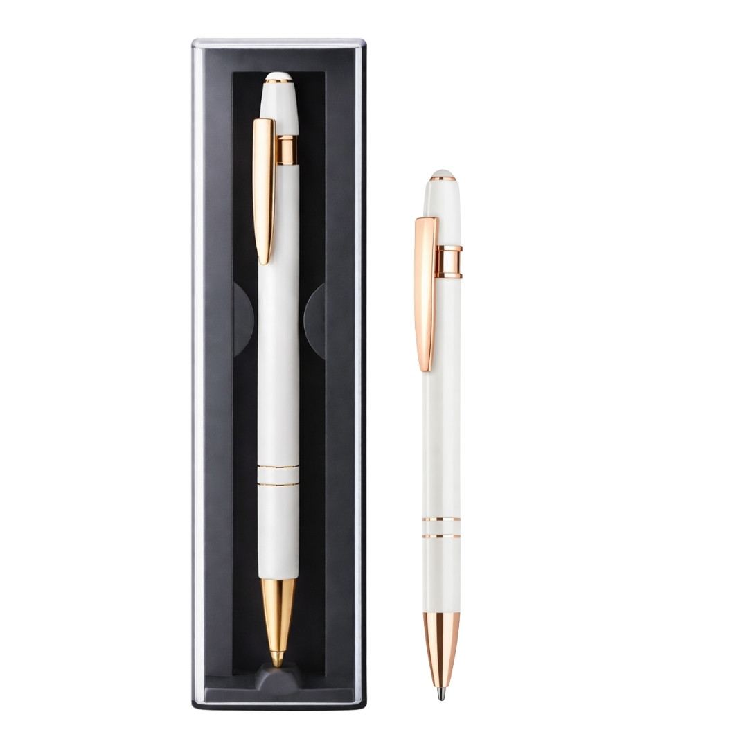 BOLIGRAFO FINO SOFT BLANCO TALBOT